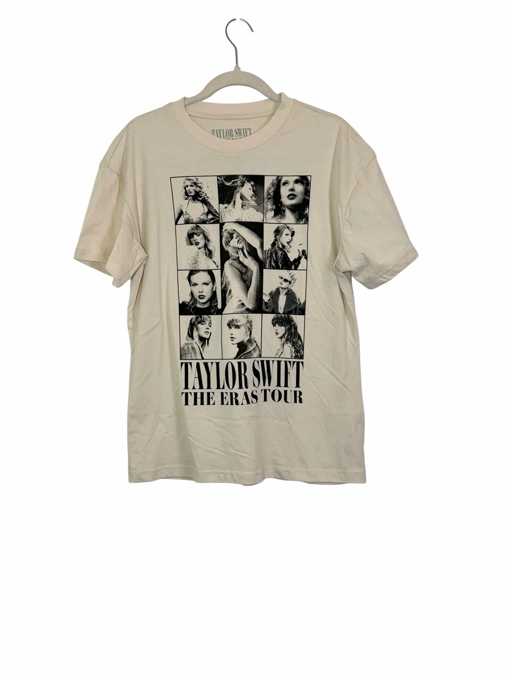 Taylor Swift Cream Graphic 'The Eras Tour' Tee Size Small Swifty